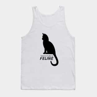 Cat - The future is feline Tank Top